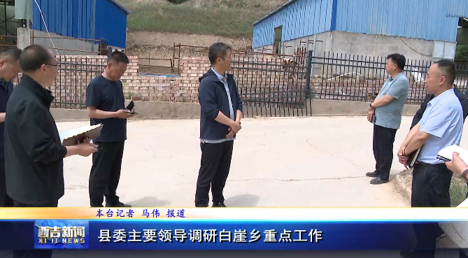 西吉县委主要领导调研白崖乡重点工作