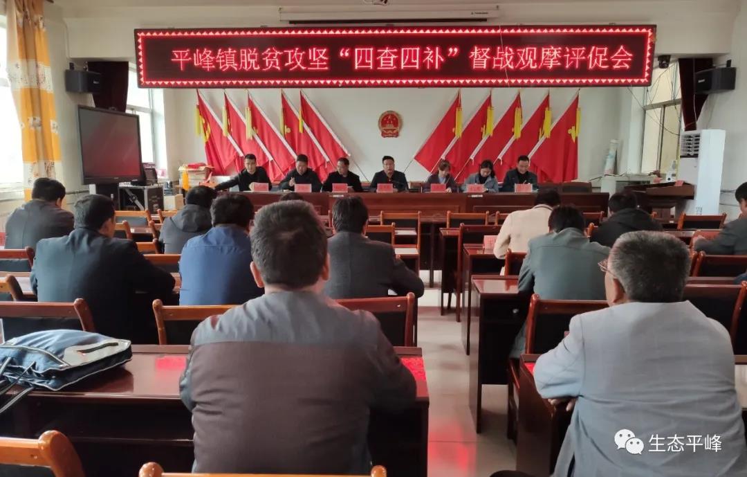 平峰镇开展脱贫攻坚"四查四补"观摩督战评促活动_西吉县政府门户网站